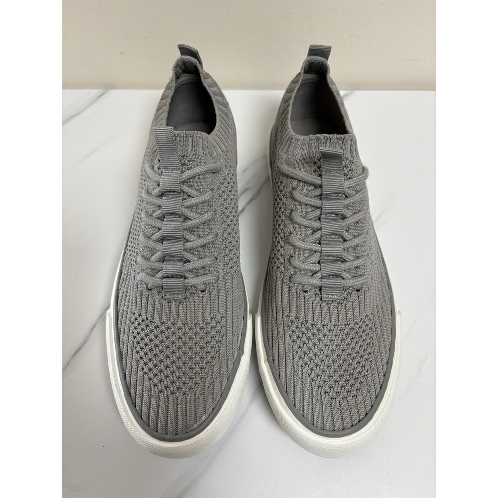 Gypsy Jazz Gray Knit Sneakers Women’s Size 8.5 Low Top Lace Up Casual Shoes - Picture 3 of 7